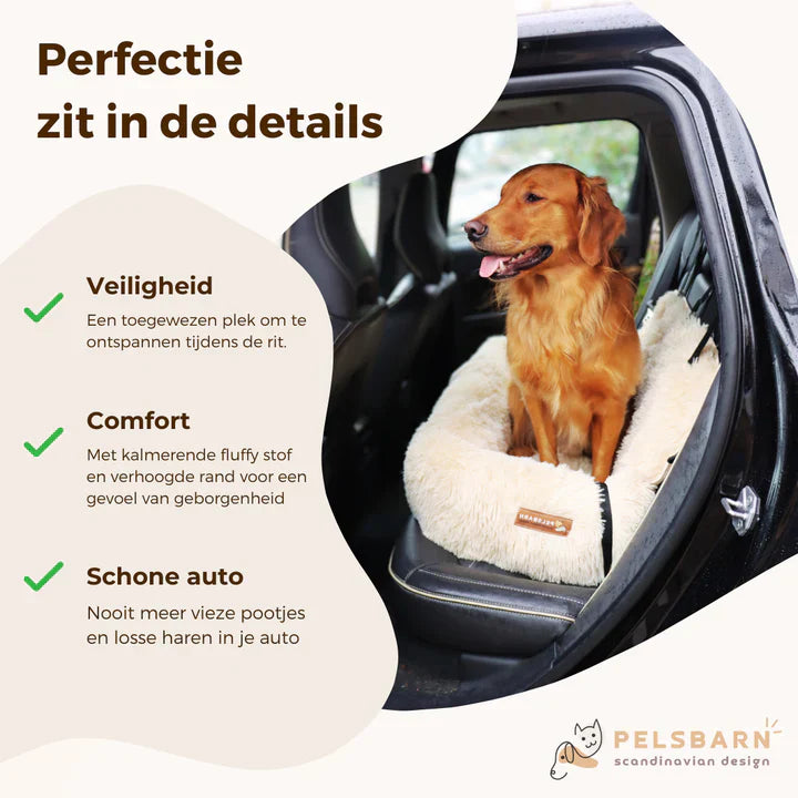 Car Dog Bed+ Free Seat Belt